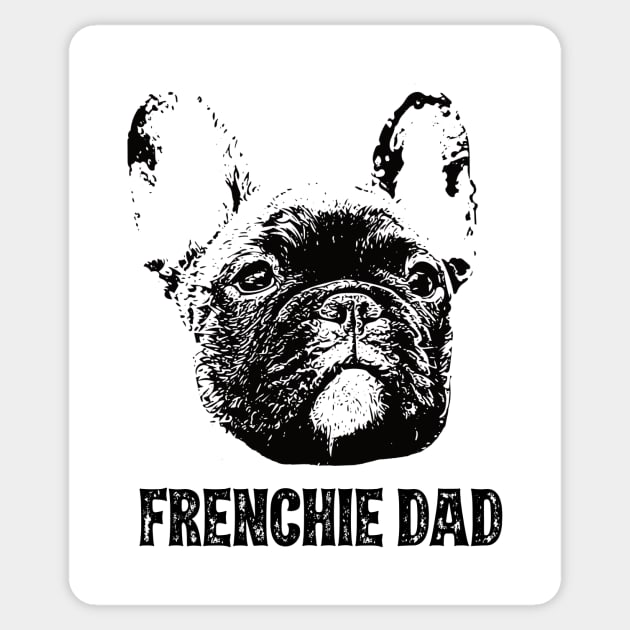 Frenchie Dad French Bulldog Sticker by DoggyStyles